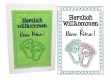 Stickdatei ITH - Postkarte Willkommen kleiner Prinz